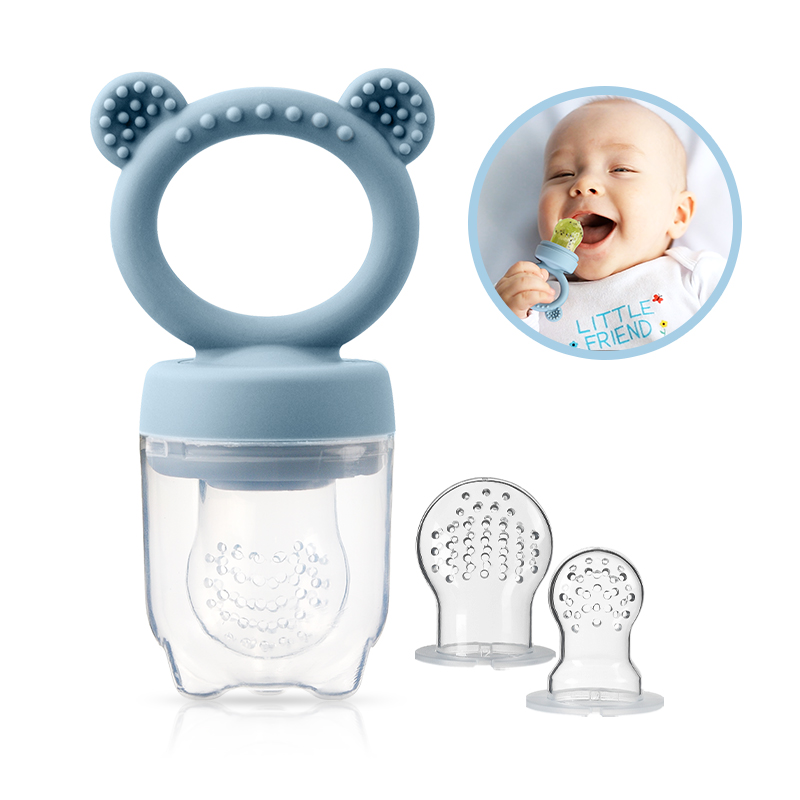 Health Wellness Items - Silikon Ayı Şeklinde Bebek Meyve Besleyici