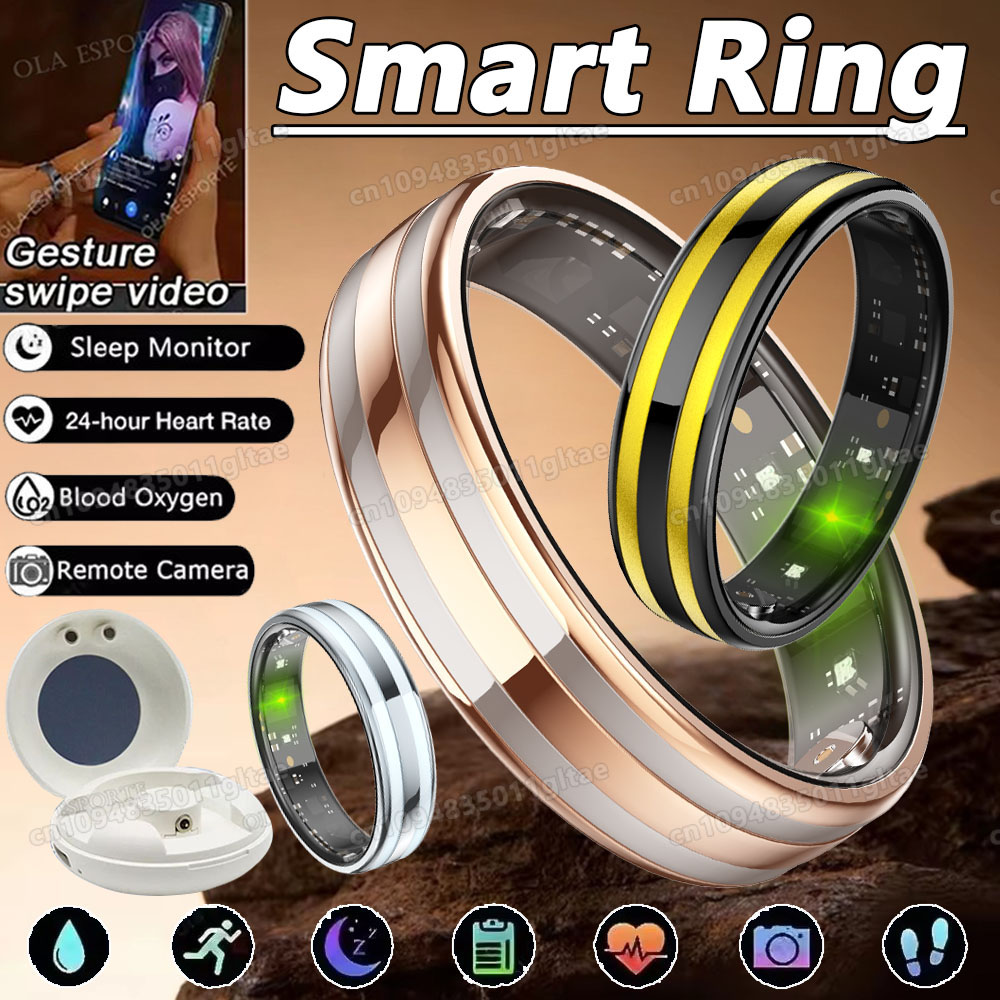 Blood Oxygen Monitor - Hareket Algılayıcı Akıllı Yüzük Sağlık Monitörü