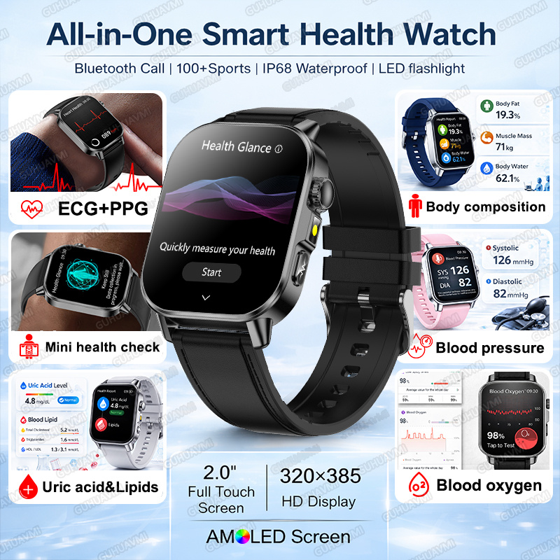 2026 Ultra AI Wellness EKG+PPG - Health Wellness Activities incelemesi ve fiyatı